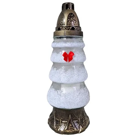 ZNICZ CHOINKA DUŻA Z BROKATEM - 763 ( 1 szt. )